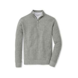 Peter Millar XL Quarter-Zip Wool Herb Kitts Twisted Sweater $250